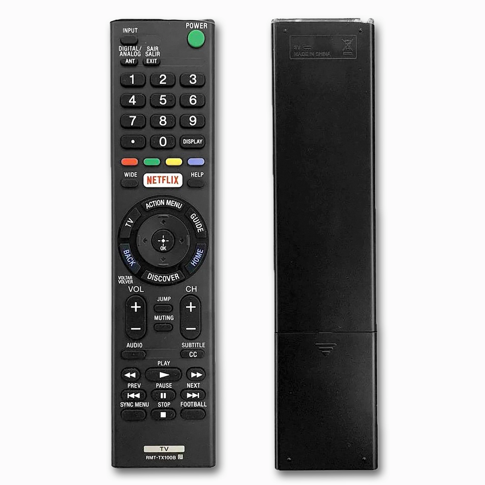 Sony RMT-TX100B Replacement Remote | Plug-and-Play | KDL XBR Bravia TVs - Image 3