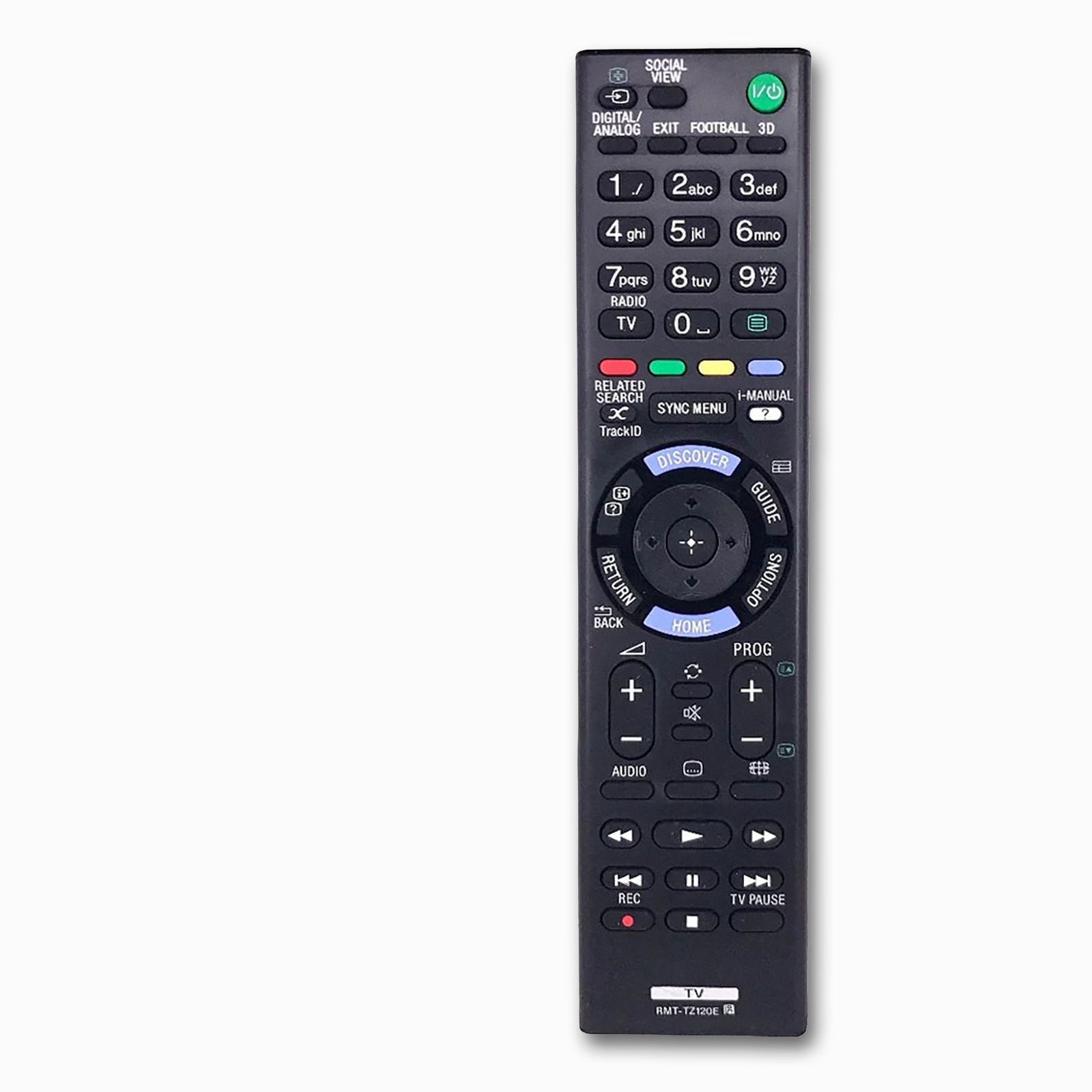 Sony RMT-TZ120E Replacement Remote for KDL-40R473A KDL-32R503C KD-55X8500B Bravia TV - 1