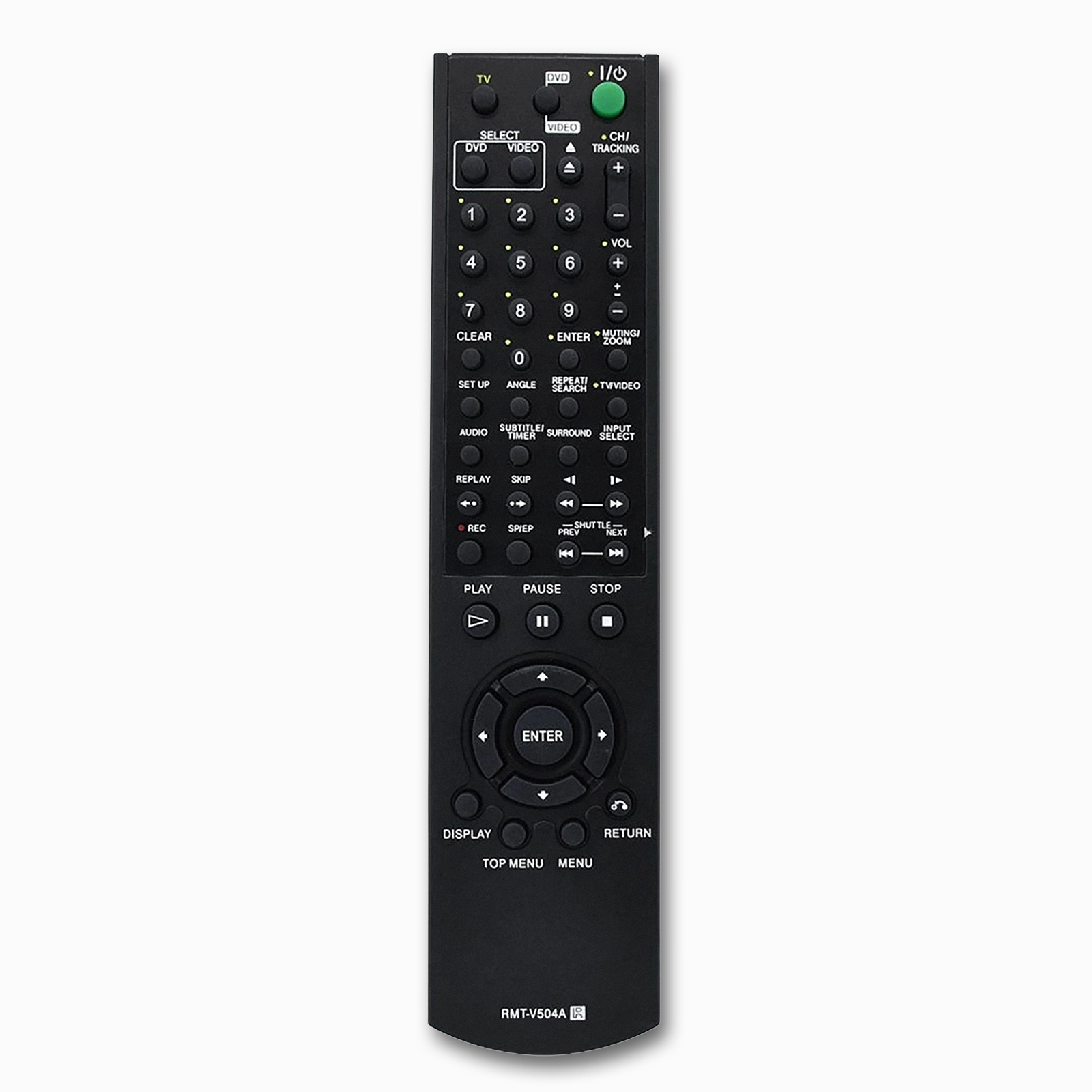 Sony RMT-V504A DVD VCR Combo Remote | Plug-and-Play | SLV-D Series Players