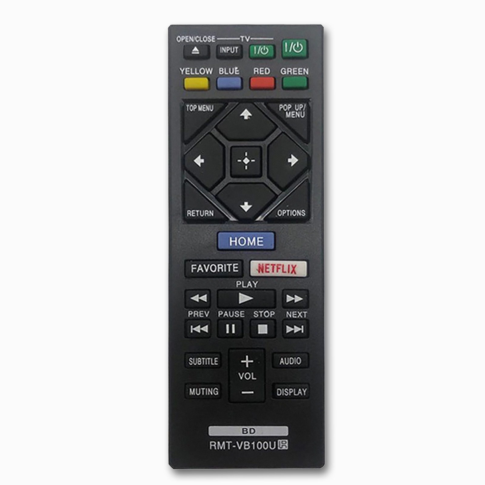 Sony RMT-VB100U Blu-Ray Remote | No Programming | BDP-S & BDP-BX Series Players