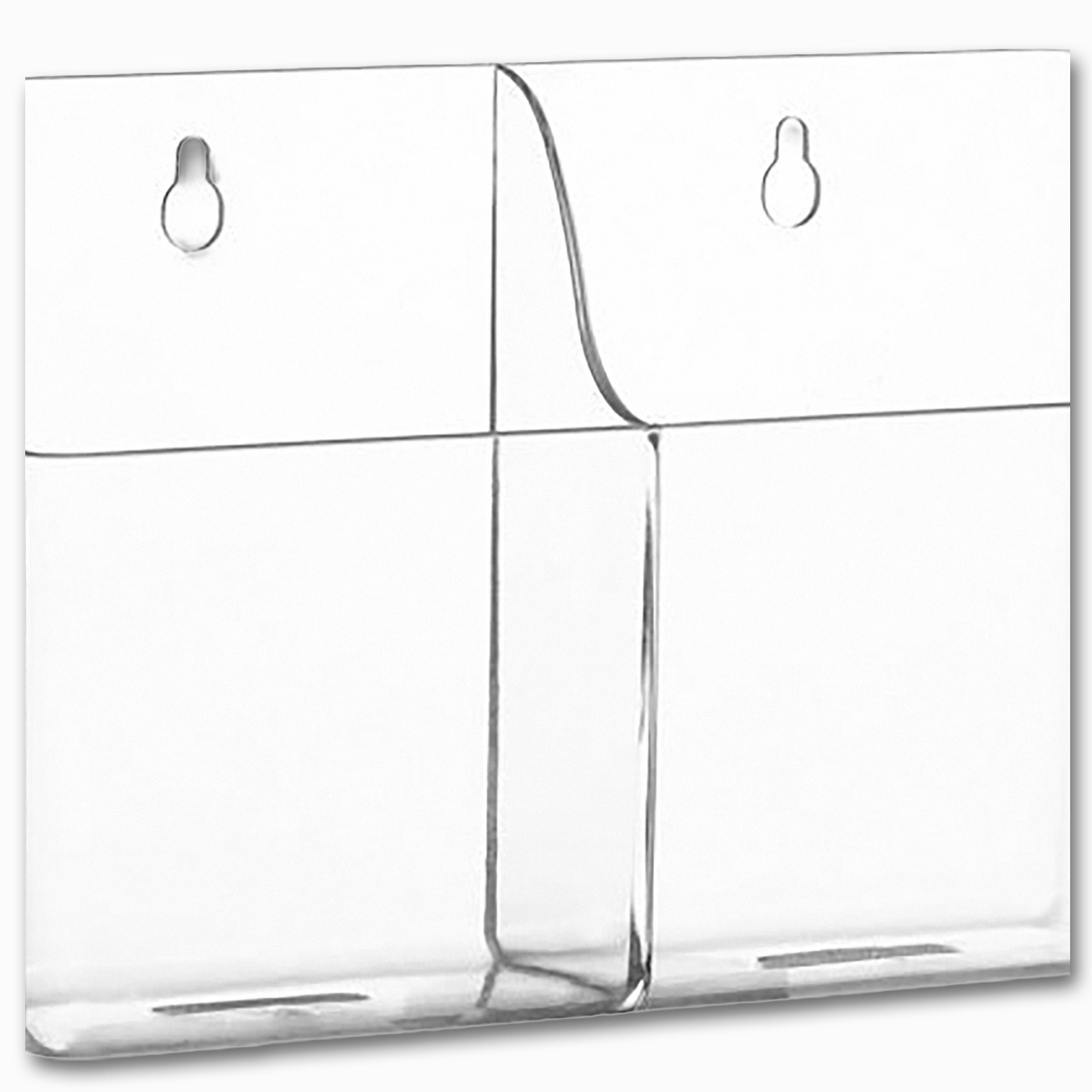 Universal Wall-Mounted Remote Control Holder | Self-Adhesive or Screw Mount | 1-3 Compartments - Image 2