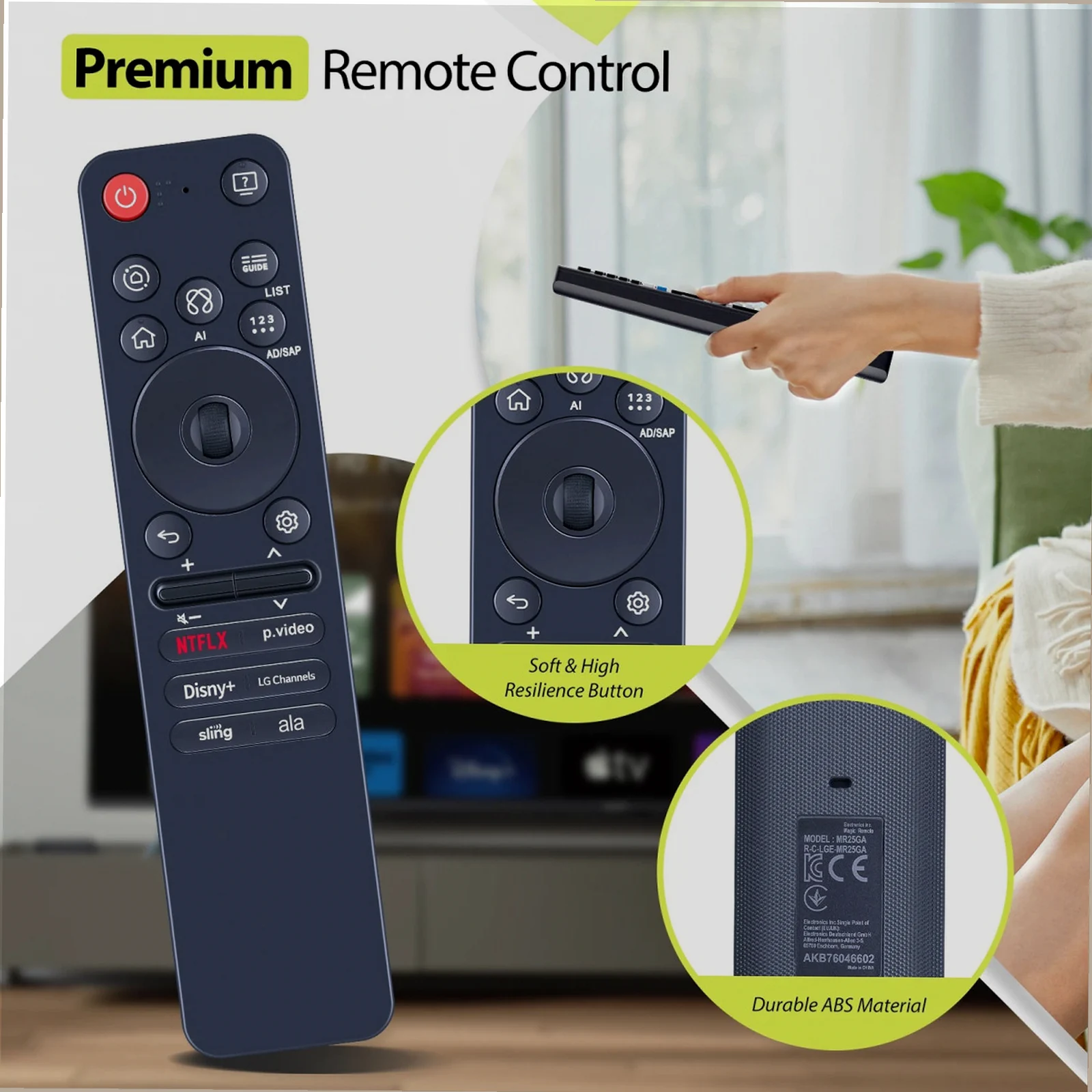 LG 55QNED86ASA TV Remote - Image 2