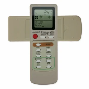 Alternative view of Mitsubishi MSH-12NN AC Remote