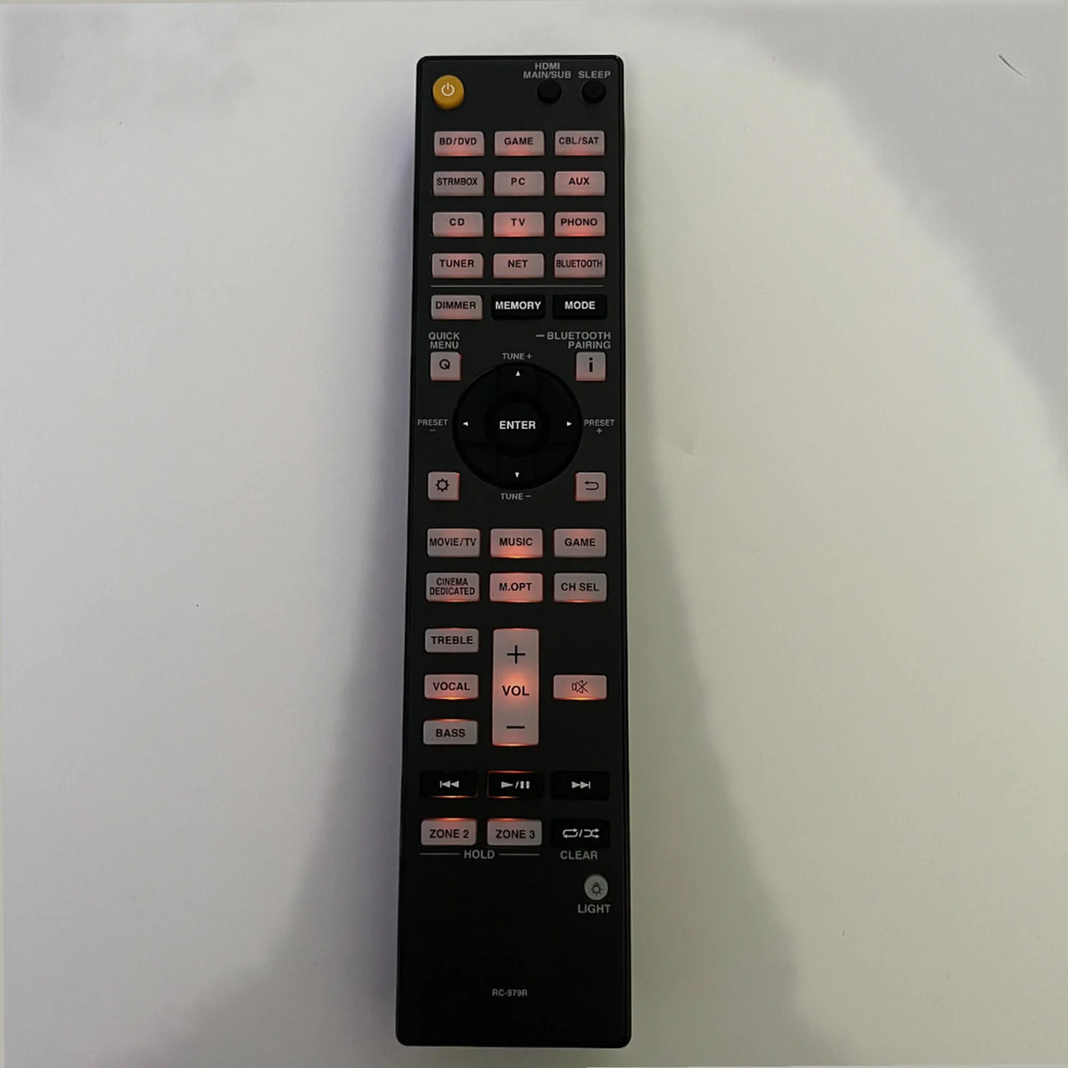 Onkyo TX-RZ70 Home Theater Remote - Image 3