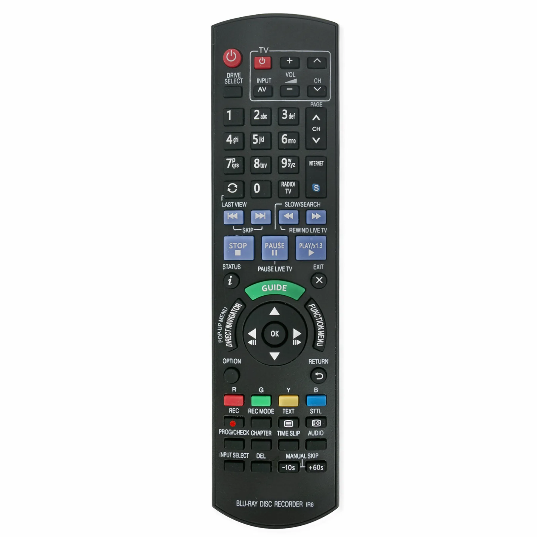 Panasonic DMRBWT945GL Blu-ray Remote