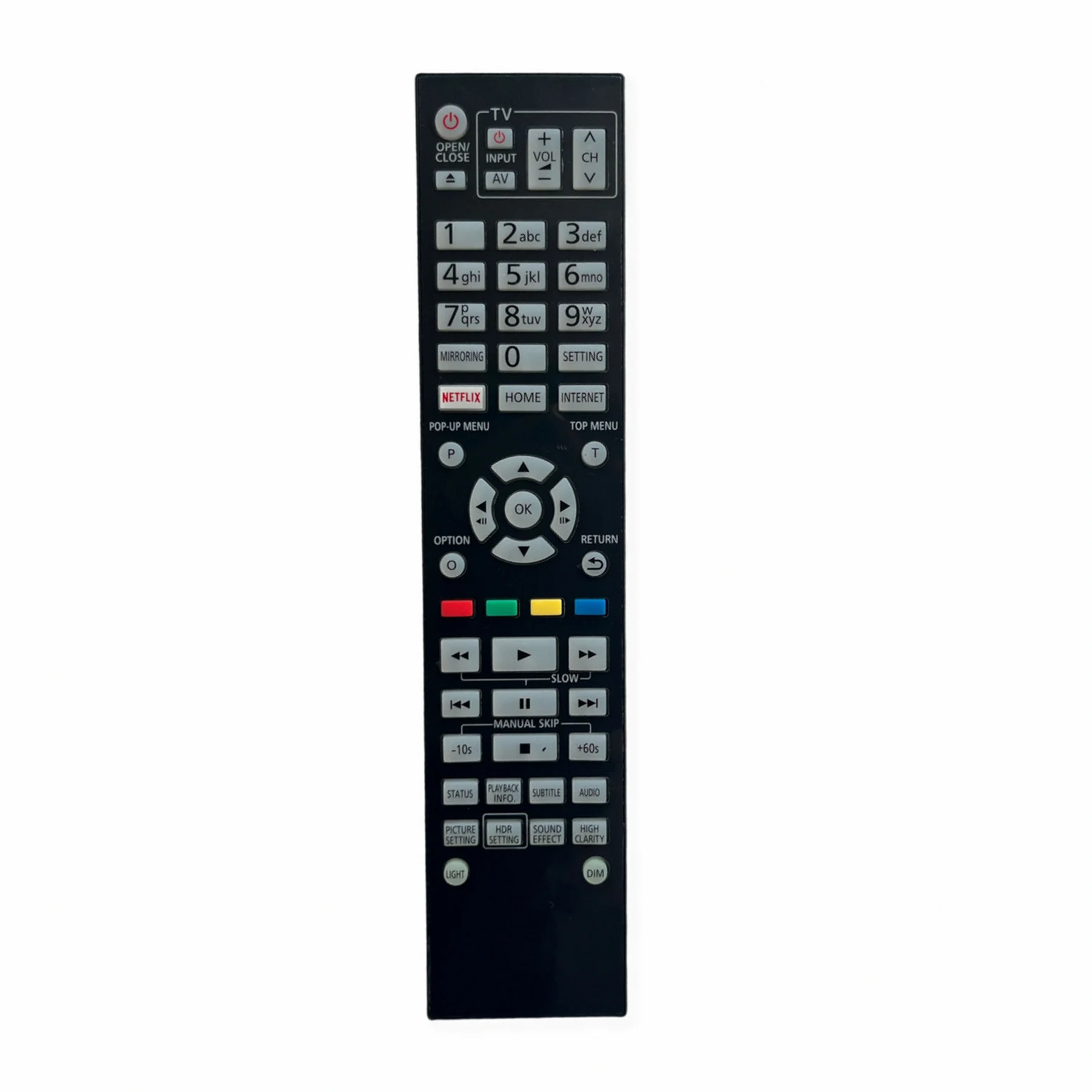 Panasonic DP-UB820EB Blu-ray Remote