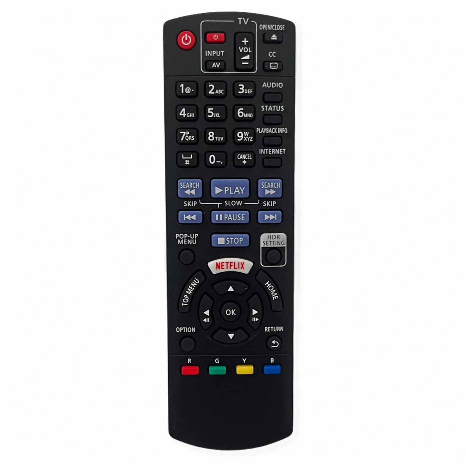 Panasonic N2QAYB001206 Blu-ray Remote