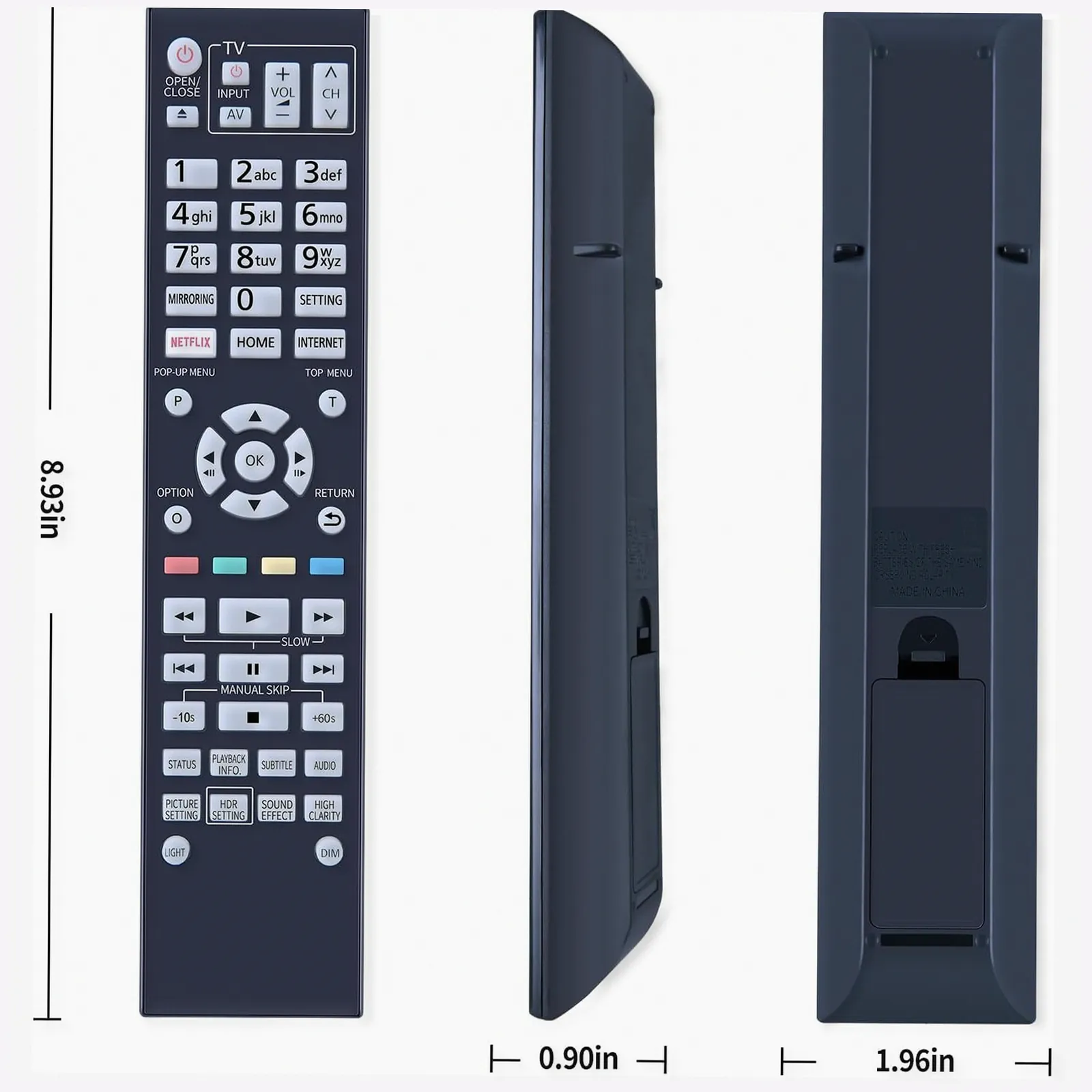 Panasonic UB9000 Remote Control