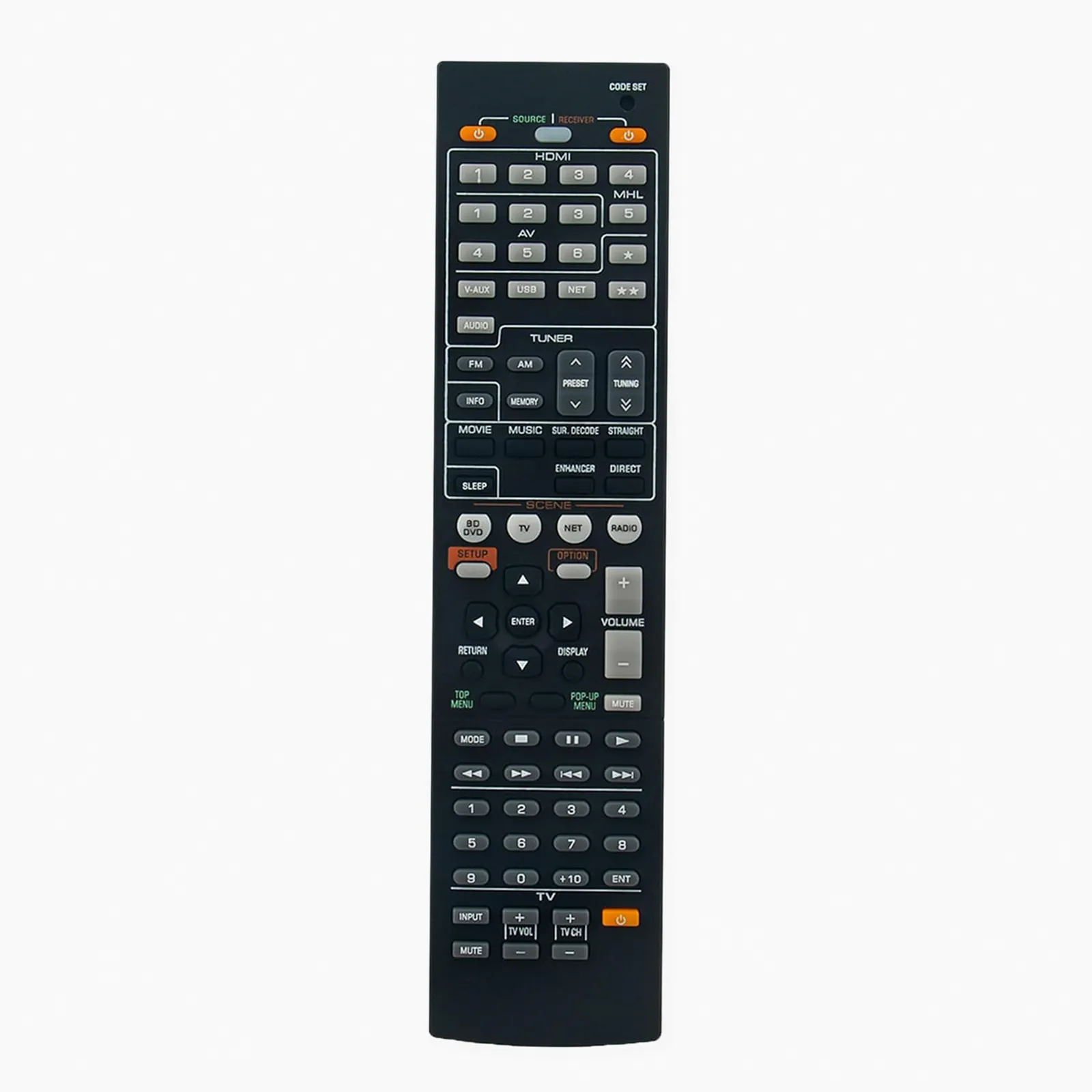 Yamaha RX-V371BL AV Receiver Remote
