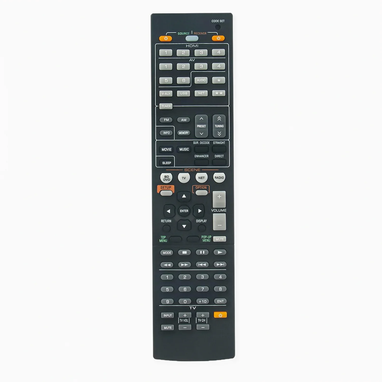 Yamaha RX-V473BL AV Receiver Remote